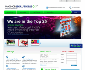 magnonmumbai.com: Web Design Mumbai, Web designing mumbai, SEO Services Mumbai
Welcome to Magnon Solutions Mumbai, an India based Digital Media or Internet Marketing Companies offering Professional SEO Services, Web Design Services, Web Development Services, Search Engine Marketing Services (SEM), Web Hosting Services, Web Maintenance and Online Advertising Services in Mumbai, India. Magnon Solutions is featured as one of the most promising Internet Companies in India and is well know for delivering the excellent Customer Experiences.