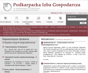 pigkrosno.pl: Strona główna :: Podkarpacka Izba Gospodarcza
