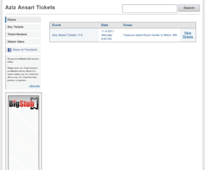 azizansaritickets.org: Aziz Ansari Tickets
Find deals on Aziz Ansari tickets! AzizAnsariTickets.org is the best source for Aziz Ansari shows, performance dates, cheap tickets, premium tickets, videos, news, and more.