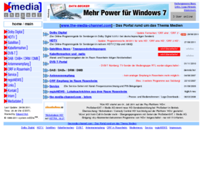 edi-hof.de: [the-media-channel.com] - Das Portal rund um das Thema Medien
the-media-channel.com - Das Portal rund um das Thema Medien