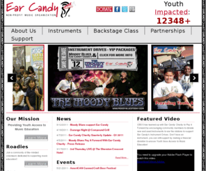 instrumentdrive.com: Music Charity, Non-Profit Children's Music Education, Instrument Drive
Ear Candy Music Charity is dedicated to providing youth access to music education by hosting Instrument Drives, Backstage Class opportunities, and music programs