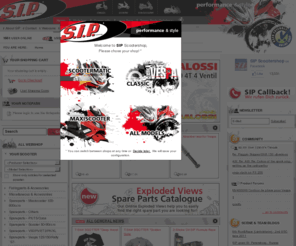 vespags160.com: SIP Scootershop: performance & style für Motorroller, Maxiscooter, Scooter
        und klassische Vespas - Zubehör, Tuning und Ersatzteile
SIP Scootershop is the leading mailorder and online shop for scooter parts. Accessoire, spare parts and tuning for classic Vespa and modern automatic scooters.