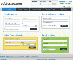 Allemailaddresses.com: People Search | Yellow Pages ...
