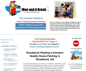 woodstockhousepainters.com: Woodstock Painting Contractor - House Painting Woodstock - GA
Affordable House Painting in Woodstock, GA. Quality Woodstock Painting Contractor, Handyman Services & Home Improvement. Call 678-368-5115 Free Estimates.