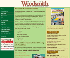 australianwoodsmith.com.au: Welcome to Australian Woodsmith
Australian Woodsmith is a practical magazine for all woodworkers.