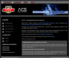 automatickaprevodovka.cz: Automatickaprevodovka.cz - Josef Soukal
AmericanCarServis opravuje automatické převodovky