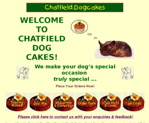 dogcakes.co.uk: Chatfield Dogcakes - Home Page
Chatfield Dogcakes - Main index page