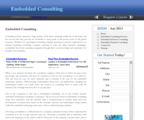 embeddedconsulting.net: Embedded Consulting
Embedded Consulting - Choosing a consultant is a difficult task for a company. Click here to learn how to select Embedded Consultant and services provided by them for your business world. 