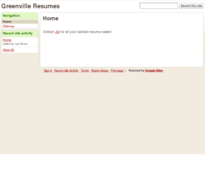 greenvilleresumes.com: Greenville Resumes
Resume Writing Service - Greenville, SC