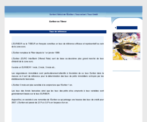 indice-euribor.com: Euribor Tibeur taux de référence
