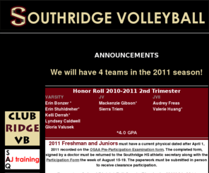 southridgevolleyball.com: Southridge Volleyball Coaches
