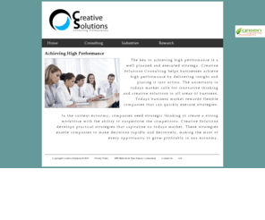 thinkcscp.com: Creative Solutions Consulting Professionals LLC
Creative Solutions Consulting Professionals LLC is a consulting firm located in Connecticut that offers services and outsourcing to help clients achieve high-performance.