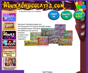 wonkachocolates.com: Welcome To WonkaChocolates.com
GotChocolates.com offers the freshest home made fudge, vintage candies and delectible chocolates. We also create custom molds for your party favors. Visit us today!