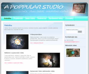 apsvideo.cz: A POPPULAR STUDIO - audiovizuální tvorba
