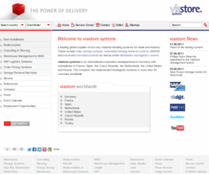 viastore.co.uk: Automated Storage/Retrieval Systems, AS/RS, WMS, Material Handling, Miniload
viastore systems GmbH