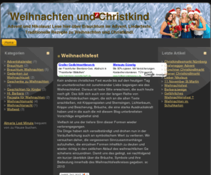 christkind-weihnachten.com: Weihnachten und Christkind
