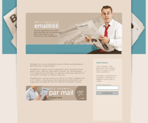 email666.com: Email666 : Votre newsletter de promos et mailing liste
