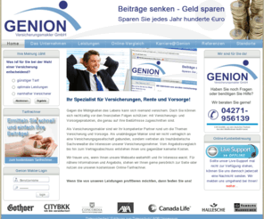 genionnet.de: Ihr Spezialist für Versicherungen, Rente und Vorsorge!
Genion Versicherungs GmbH - Ihr kluger kopf für Finanzen und Versicherungen. Spezialist für Krankenversicherungen, Altersvorsorge und Zusatzversicherungen.