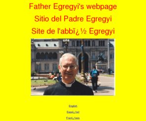 pateregregyi.org: Father Egregyi'
