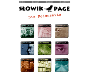 slowik-page.de: Die Polenseite: SLOWIK-PAGE
Ausfuehrliche Informationsseite rund um das Thema Polen in deutscher Sprache