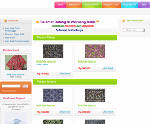 waroeng-batik.com: Waroeng Batik -
Menjual Batik Tulis Probolinggo
Menjual Batik Tulis Probolinggo