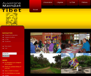 amtibet.com: Auvergne Mainpat Tibet - AMT - AM-Tibet
Association humanitaire de défense du tibet et tibétain a Clermont-Ferrand, Auvergne-Mainpat-Tibet est composée exclusivement de bénévoles. Informe sur la situation préoccupante du Tibet et organise divers évènements pour soutenir financièrement les réfugiés tibétains du camp de Mainpat en Inde. Association basée à Clermont-Ferrand