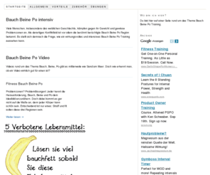bauch-beine-po.net: Bauch Beine Po
Ein weiteres tolles WordPress-Blog