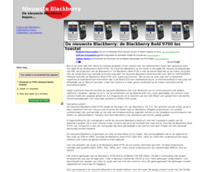 nieuwsteblackberry.net: De nieuwste Blackberry
Goedkoop de nieuwste Blackberry kopen?