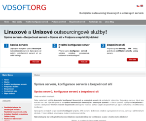 vdsoft.org: Správa serverů, konfigurace serverů a bezpečnost sítí
Správa serverů, konfigurace serverů a bezpečnost sítí