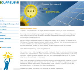 solareus.com: Photovoltaic solar energy plants electricity Kaufering Landsberg Bavaria Germany
Photovoltaik und Solaranlagen für Solarstrom und Solarthermie von Solareus in Kaufering bei Landsberg / Bayern. Maßgeschneiderte PV und Solar Anlagen für Ihren Bedarf.