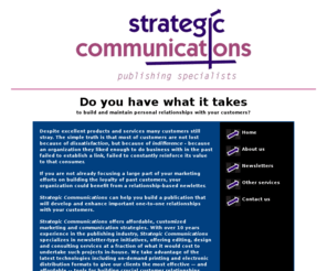 strategic-connect.com: Strategic Communications
A service centre for Strategic Communications, newsletter publishing specialists