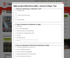 trafikverket.net: Startsida - Trafikverket
Trafikverkets webbplats. Trafikverket ansvarar för långsiktig planering av transportsystemet för vägtrafik, järnvägstrafik, sjöfart och luftfart. 