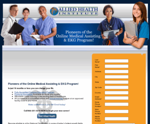 ekgprogram.com: EKG Program Online to train Electrocardiograph Technicians in the Medical Field
EKG Program Online to train Electrocardiograph Technicians in the Medical Field