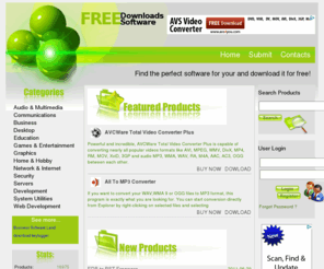 free-downloads-software.net: Software Downloads
Directories of software where programs arranged in easy to navigate categories, you can browse through categories and subcategories to the software you need. PAD submissions accepted for authors.