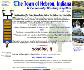 hebronindiana.com: Welcome to VisitHebron.org - Hebron, Indiana's Official Website
The Town of Hebron, Indiana Web Site. Current news, minutes, maps, government information.