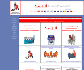 sapigmbh.de: Sapi die Profi Sandstrahltechnik  Sandstrahlanlagen Sandstrahlanlage 
Strahlhalle Strahlhallen Sandstrahlkabine Strahlkabinen Strahlkabine 
Sandstrahlgeräte Sandstrahlgerät Strahlgerät Strahlcontainer
Sapi die Profi Strahltechnik Strahltechnik für Sandstrahltechnik Sandstrahlkabine Strahlkabinen Sandstrahlgeräte Sandstrahlgerät Strahlgeräte Sandstrahlanlagen Sandstrahlpistole Sandstrahl Freistrahlanlagen Strahlmittel Strahlhaus Sandstrahlen, Strahltechnik, Sandstrahlmittel, Strahlanlagen, Lohn, Strahlhalle, Strahlkabine, Strahlgerät