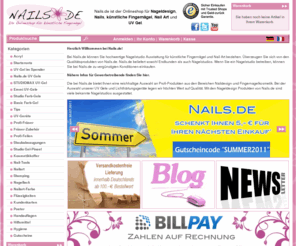 nails.fr: Nails.fr - La boutique en ligne pour faux ongles, french nails, manucure ongle, beauté ongles, lampe uv gel
Nails.fr est la boutique pour faux ongles, french nails, manucure ongle, beauté ongles, lampe uv gel pour les professionnels.