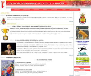 fbmclm.es: Federación de Balonmano de Castilla la Mancha
Federación de Balonmano de Castilla la Mancha