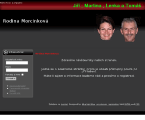 morcinek.org: Rodina Morcinková
Joomla! - nástroj pro dynamický portál a redakční systém