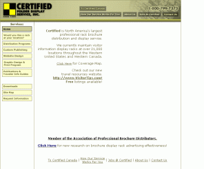 certifiedfolder.com: Welcome to Certified Folder Display Service - Brochure Distribution
