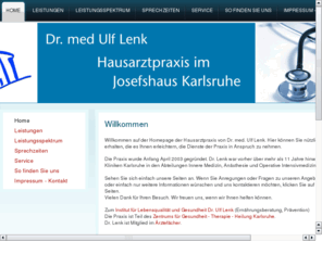 hausarzt-karlsruhe.info: Dr.med. Ulf Lenk Hausarzt in Karlsruhe
Dr.med. Ulf Lenk Hausarzt in Karlsruhe