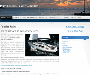 pepperyachts.com: Pepper Rodda Yacht and Ship « Experience Makes the Difference.
Experience Makes the Difference.