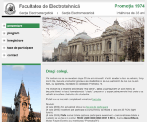 promotia74.ro: Promotia 1974 - Facultatea de Electroenergetica si Electromecanica - intalnire 35 ani
