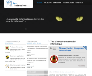 testintrusion.com: Test d'intrusion en sécurité informatique
Le test d'intrusion en sécurité informatique