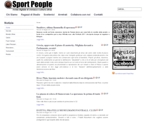 sportpeople.net: Sport People - Rivista digitale di cultura e cronaca ultras
Sport People - Rivista digitale di cultura e cronaca ultras