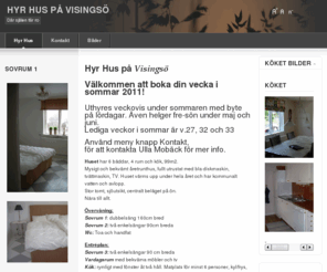 hyrahusvisingso.se: Hyr Hus på Visingsö
Hyr hus på Visingsö, tunnerstad mitt på ön