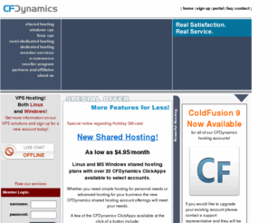 coldfusionchallenge.com: ColdFusion Hosting ColdFusion MX web hosting CFDynamics
Home