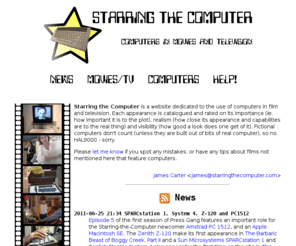 starringthecomputer.com: Starring the Computer
Computers in movies and television shows