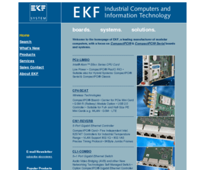 com-express.com: EKF Homepage
Industrial Computers & Information Technology