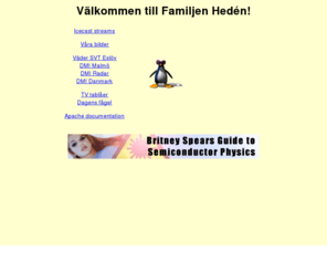 famheden.com: Familjen Hedens Hemsida
Familjen Hedens Hemsida